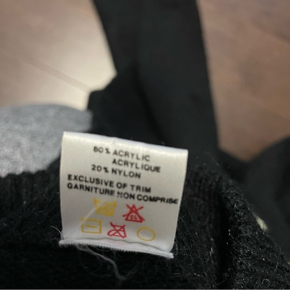 Vintage 80s Barbra Sue Floral Embroidered Sweater w Shoulder Pads Women’s Medium - Picture 10 of 11